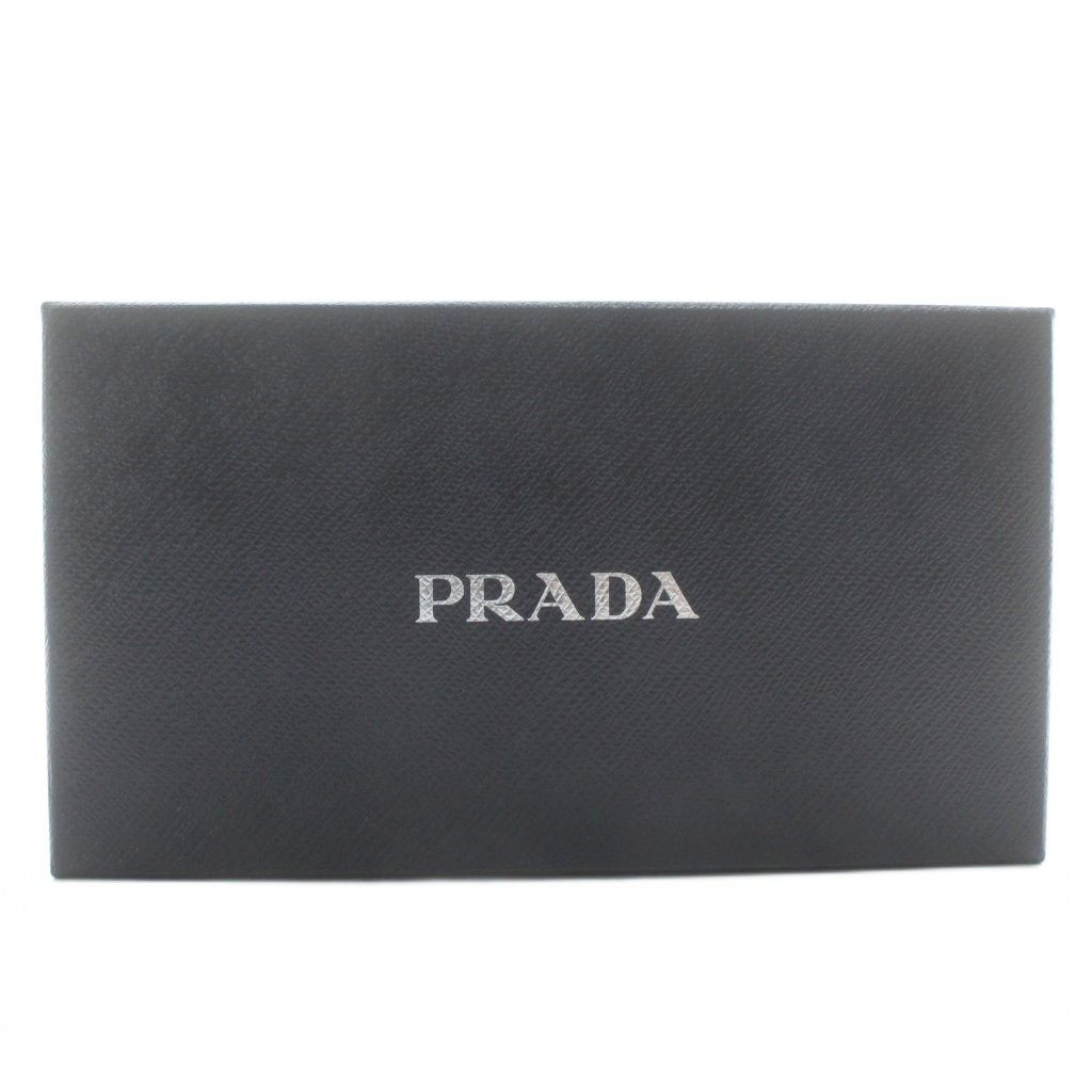たまねぎかなこ  PRADAプラダ 三つ折り長財布 プラダ PRADA 長財布 三つ折り 牛革 サフィアーノレザー Wホック ロゴ
