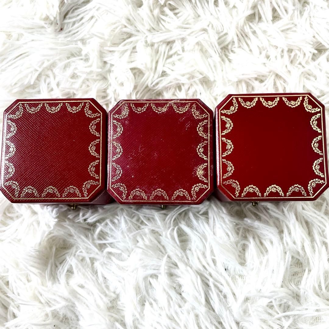 3個セットカルティエ Cartier アクセサリーケース 空箱 レディース 赤