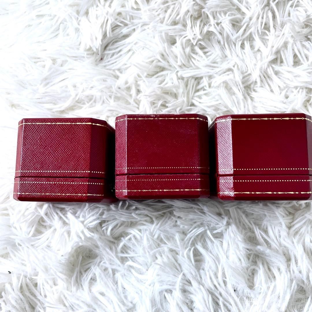 3個セットカルティエ Cartier アクセサリーケース 空箱 レディース 赤