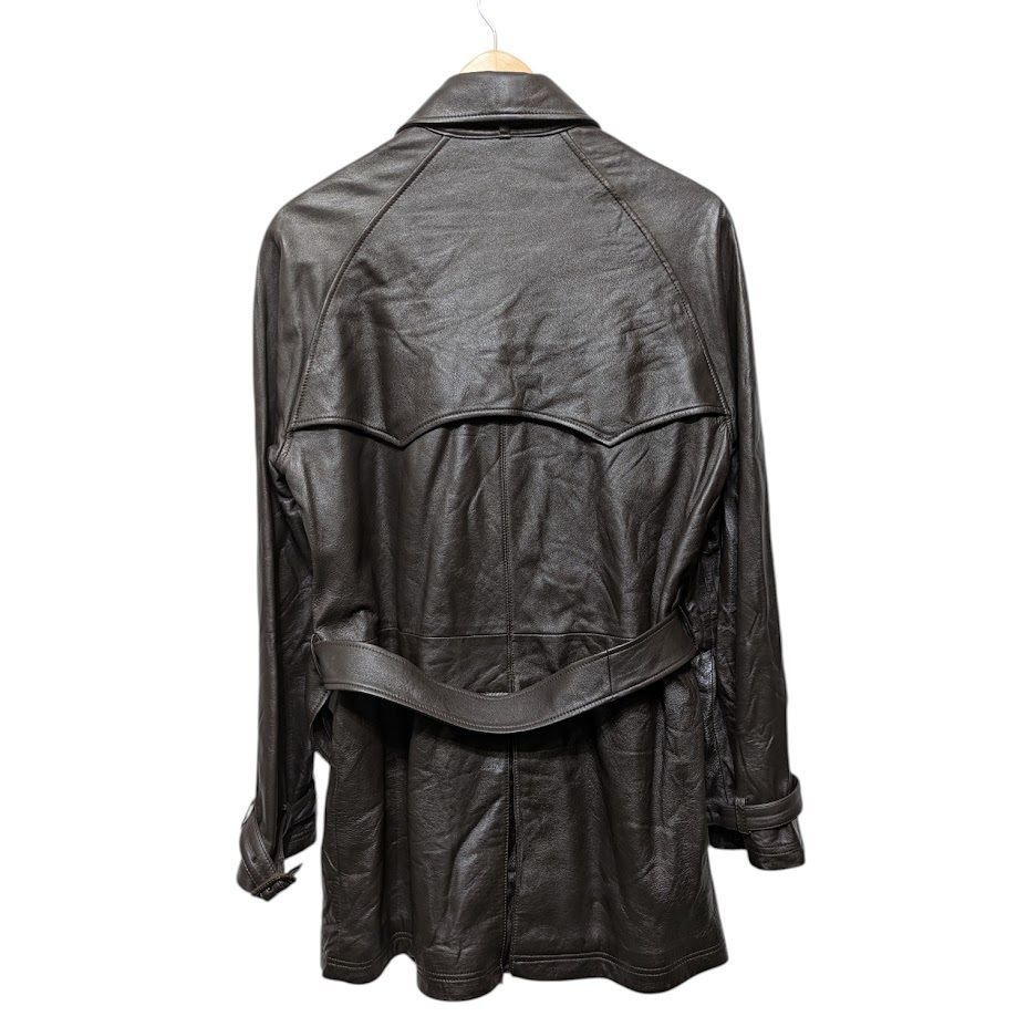 22 Paul Smith LONDON ポールスミス ロンドン ラムレザー トレンチ