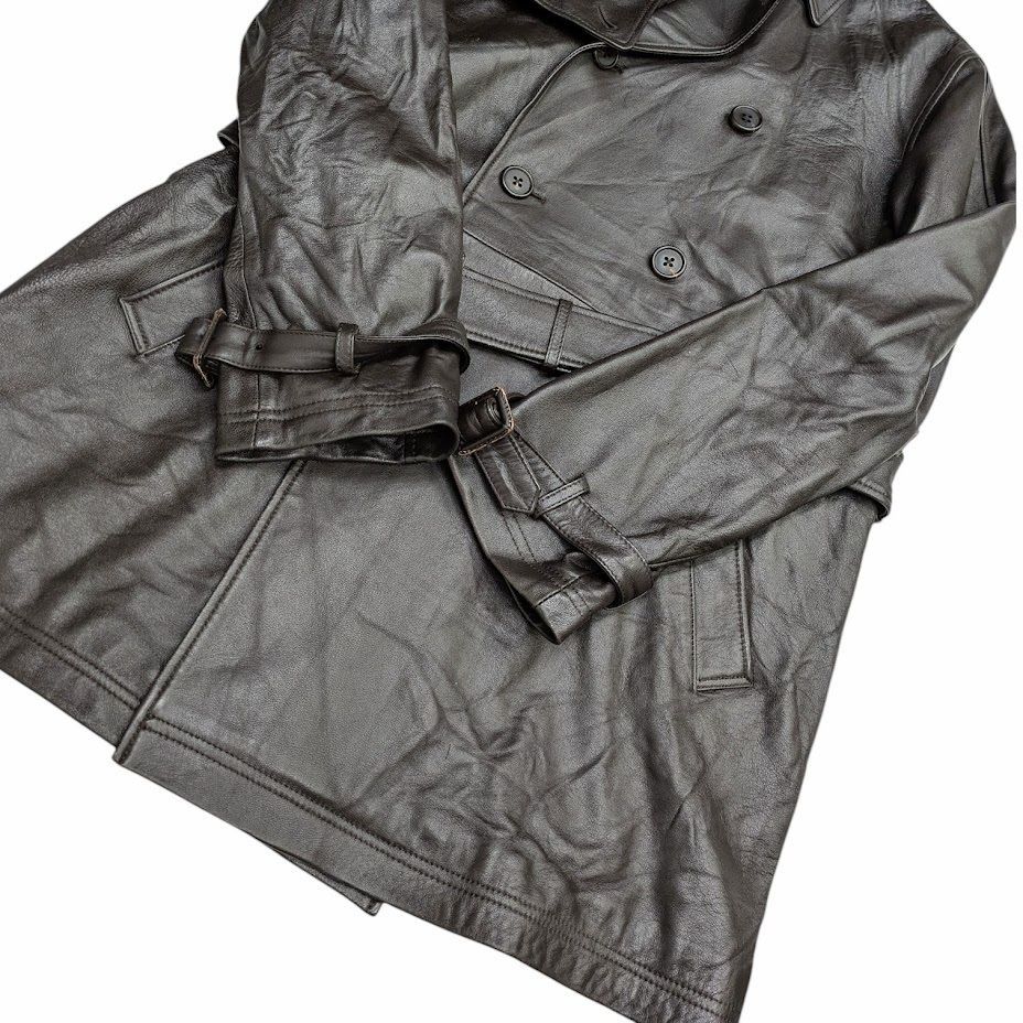 Paul Smith 羊革のショートコートM Paul Smith（ポール・スミス） 443327 レザージャケット ブラック SIZE