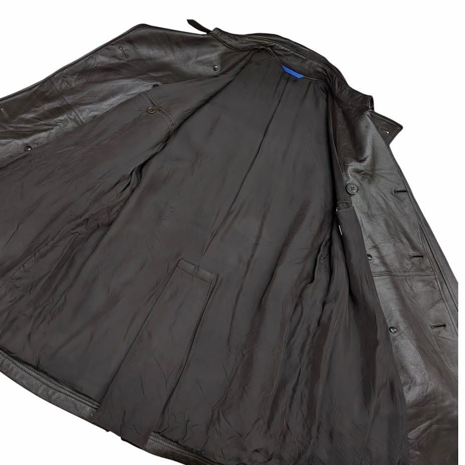 22 Paul Smith LONDON ポールスミス ロンドン ラムレザー トレンチ