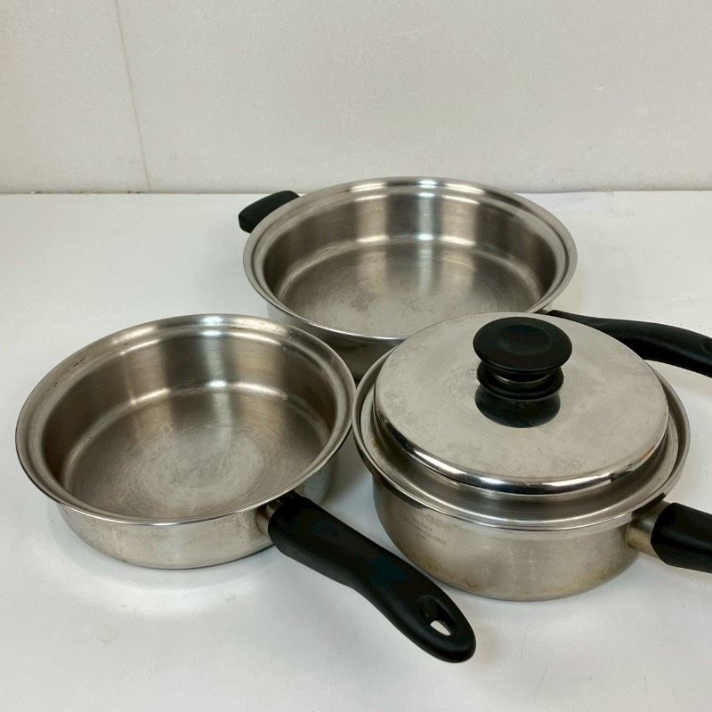 Amway アムウェイ 片手鍋 鍋 フライパン 大中小サイズ 蓋 Amway Queen