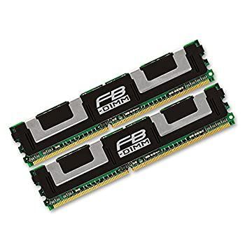 【中古-非常に良い】 Kingston キングストン 4GB 667MHz DDR2 ECC Fully Buffered CL5 DIMM (Kit of 2) Dual Rank x8 KVR667D2D8F5K2/4G