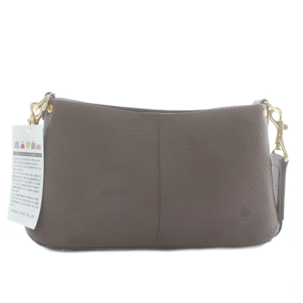 アタオ ATAO チヴィ chivy ハンドバッグ ショルダー 2WAY レザー ロゴ