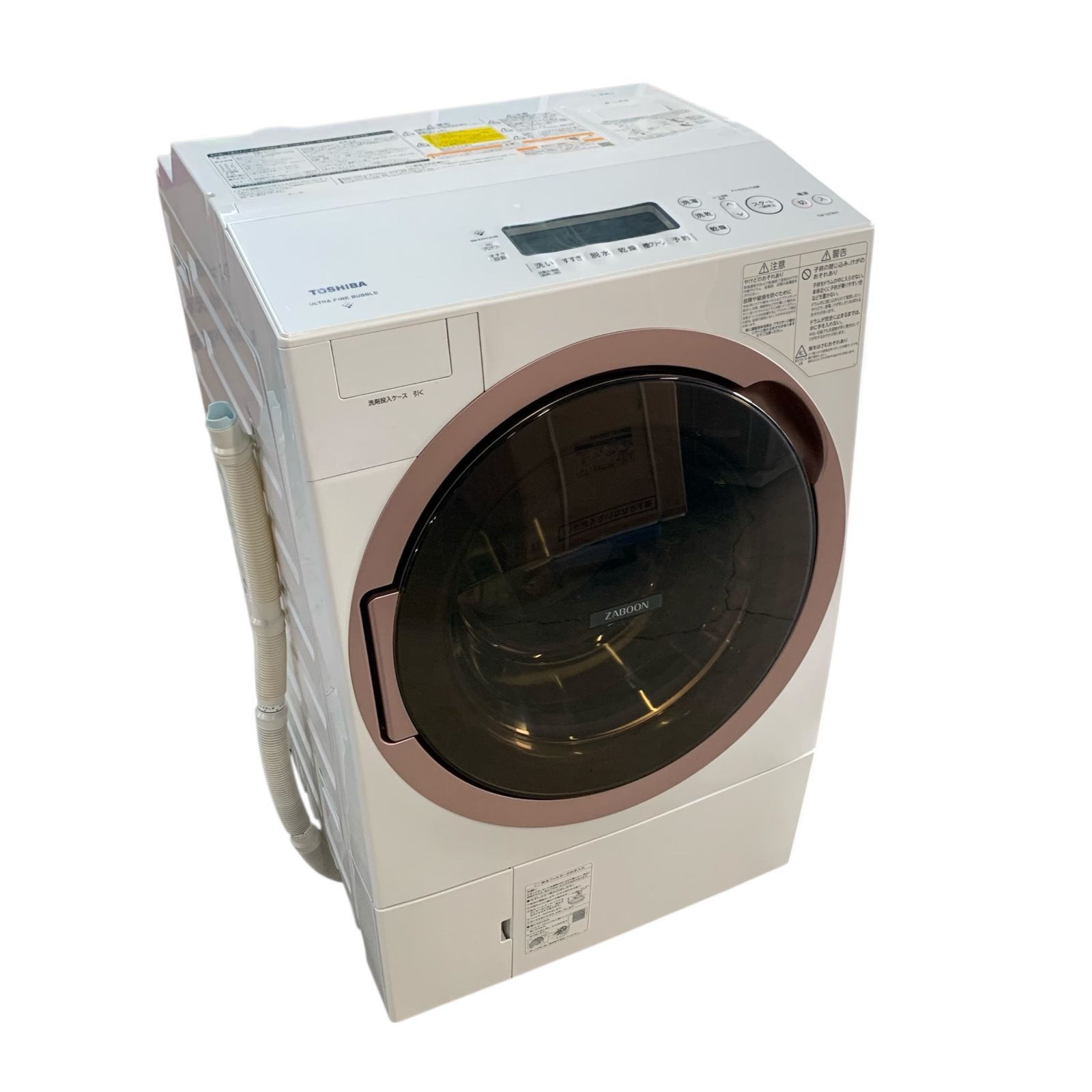 25-2749【中古】東芝 12kg ドラム式洗濯乾燥機 TW-127XH1 2022年製