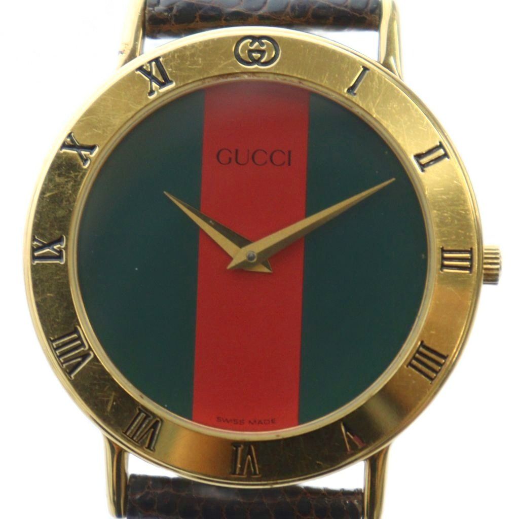 ⁄ グッチ GUCCI 腕時計 3000.2.M 3000.2.L - 稼働品 Yahoo スモール 