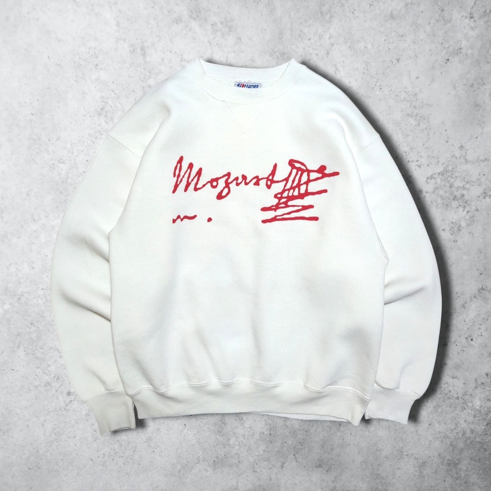 モーツァルト Mozart 音楽家 偉人 歴史 サイン 90s USA製 スウェット
