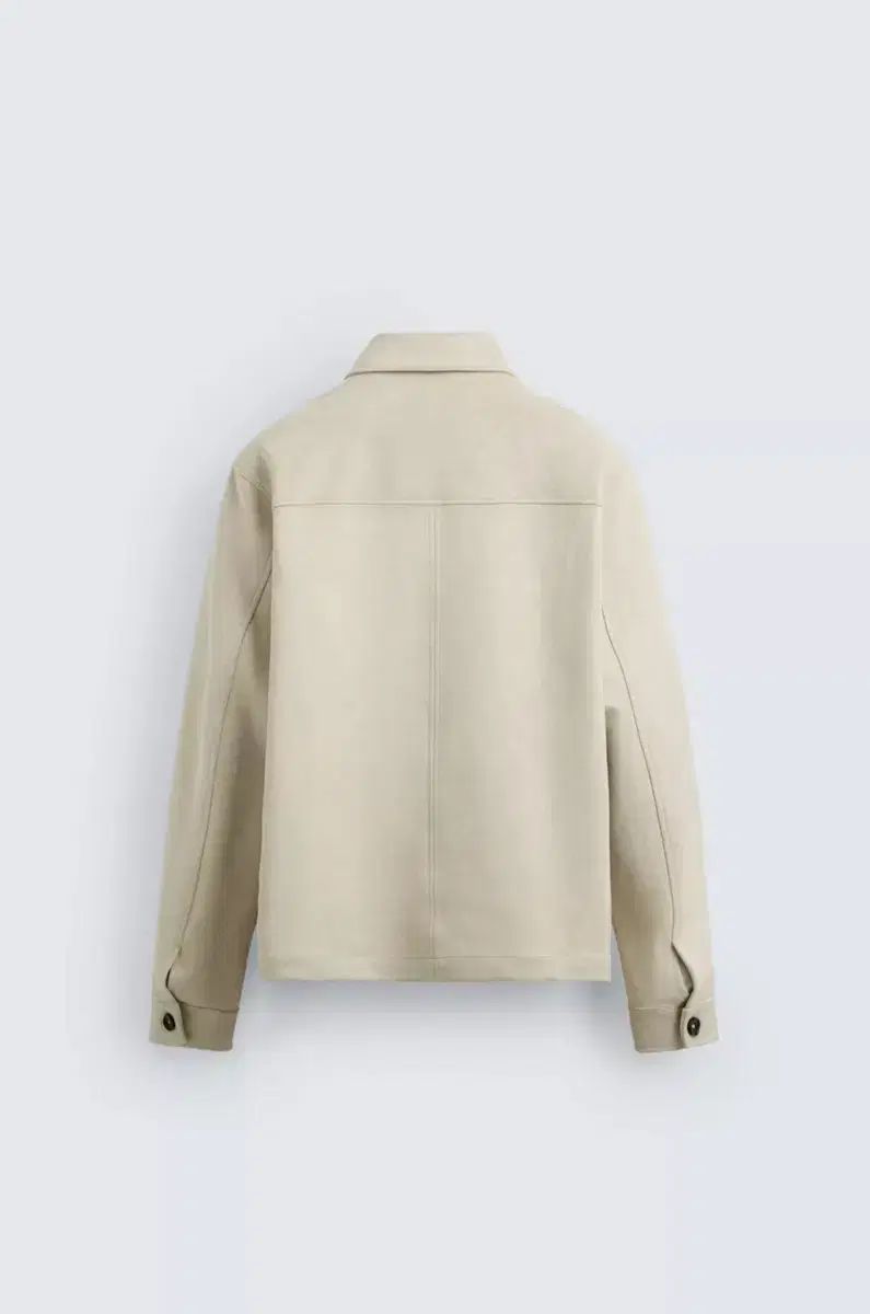 (新品) ZARA ザラ フェイク スウェード オーバ シャツ L (ブラック サンド)