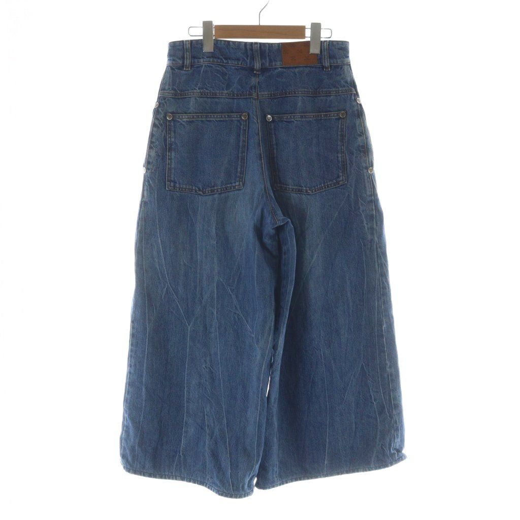 シャネル CHANEL I LOVE CHANEL デニムパンツ ジーンズ ワイド フレア