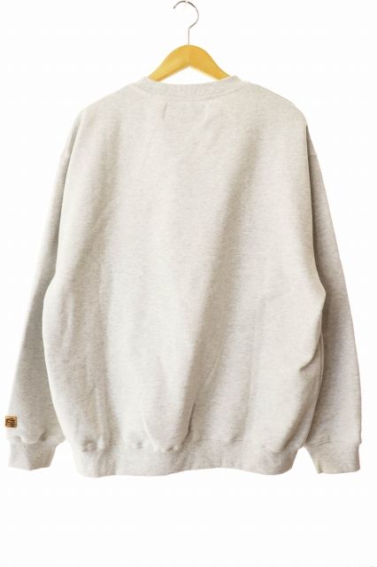オンブレニーニョ HombreNino CREW NECK SWEAT クルーネック スウェット トレーナー L 灰 グレー ブランド古着ベクトル 中古260204