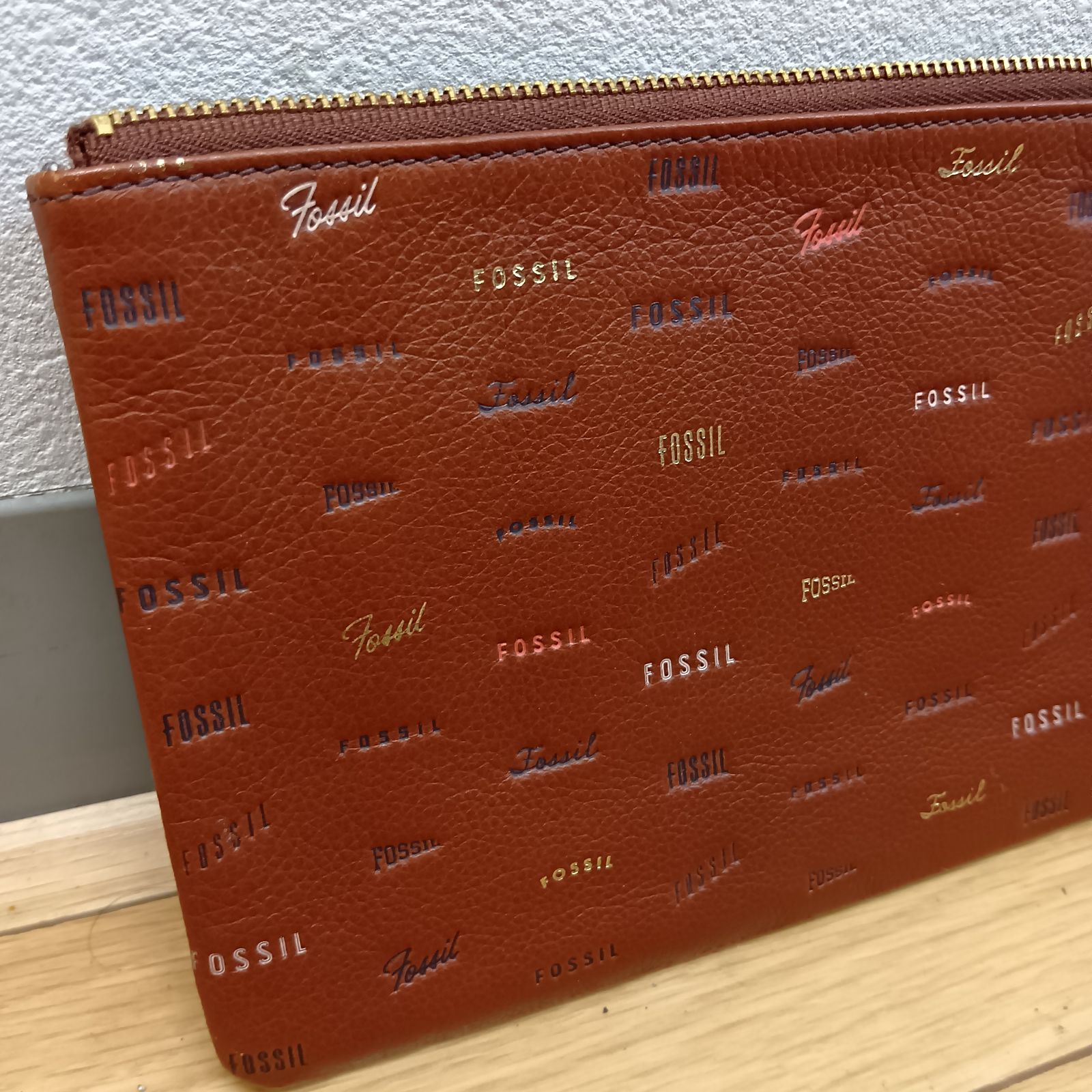 FOSSIL フォッシル リストレット クラッチバッグ クラッチ ブラウン FOSSIL フォッシル リストレット クラッチバッグ クラッチ ブラウン