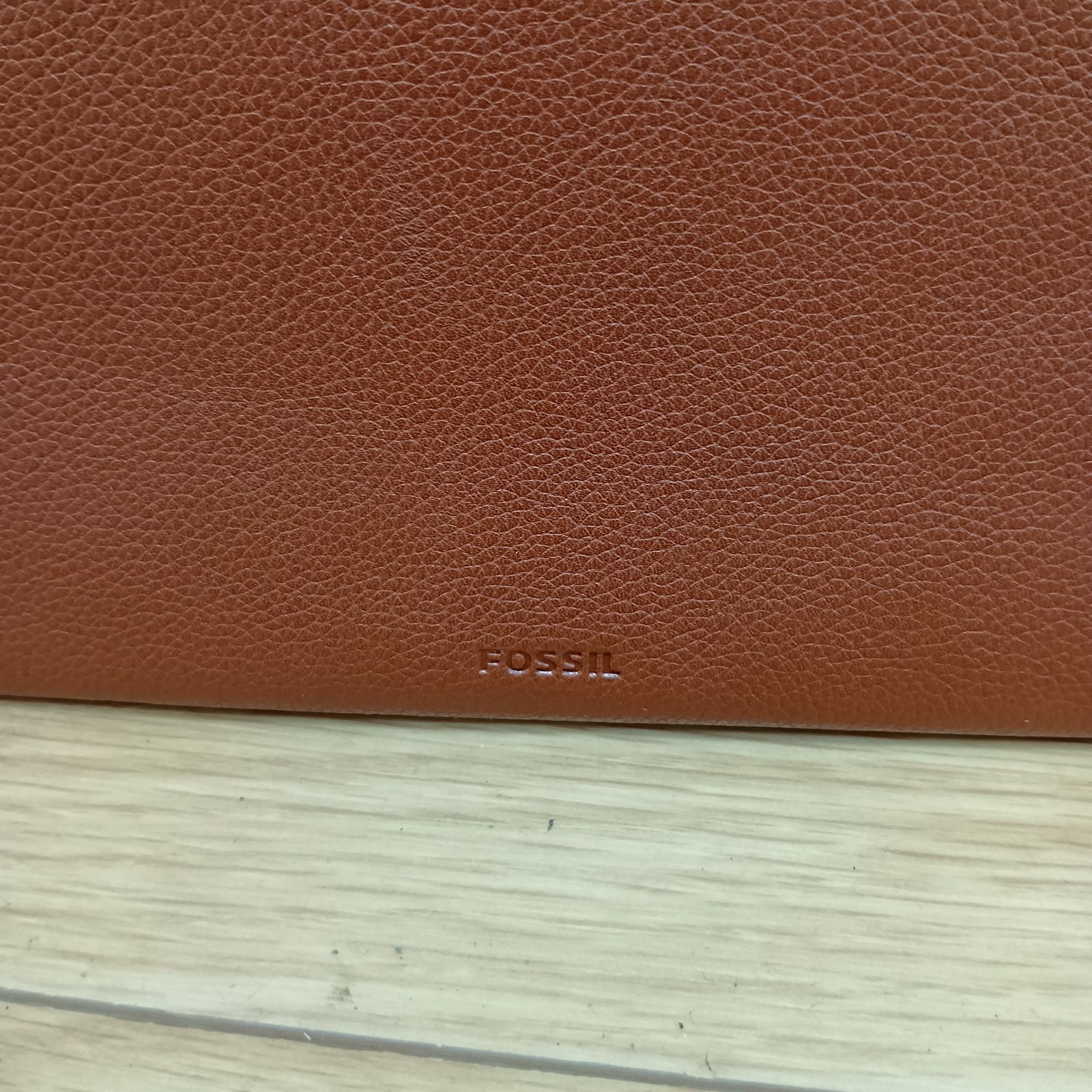 FOSSIL フォッシル リストレット クラッチバッグ クラッチ ブラウン