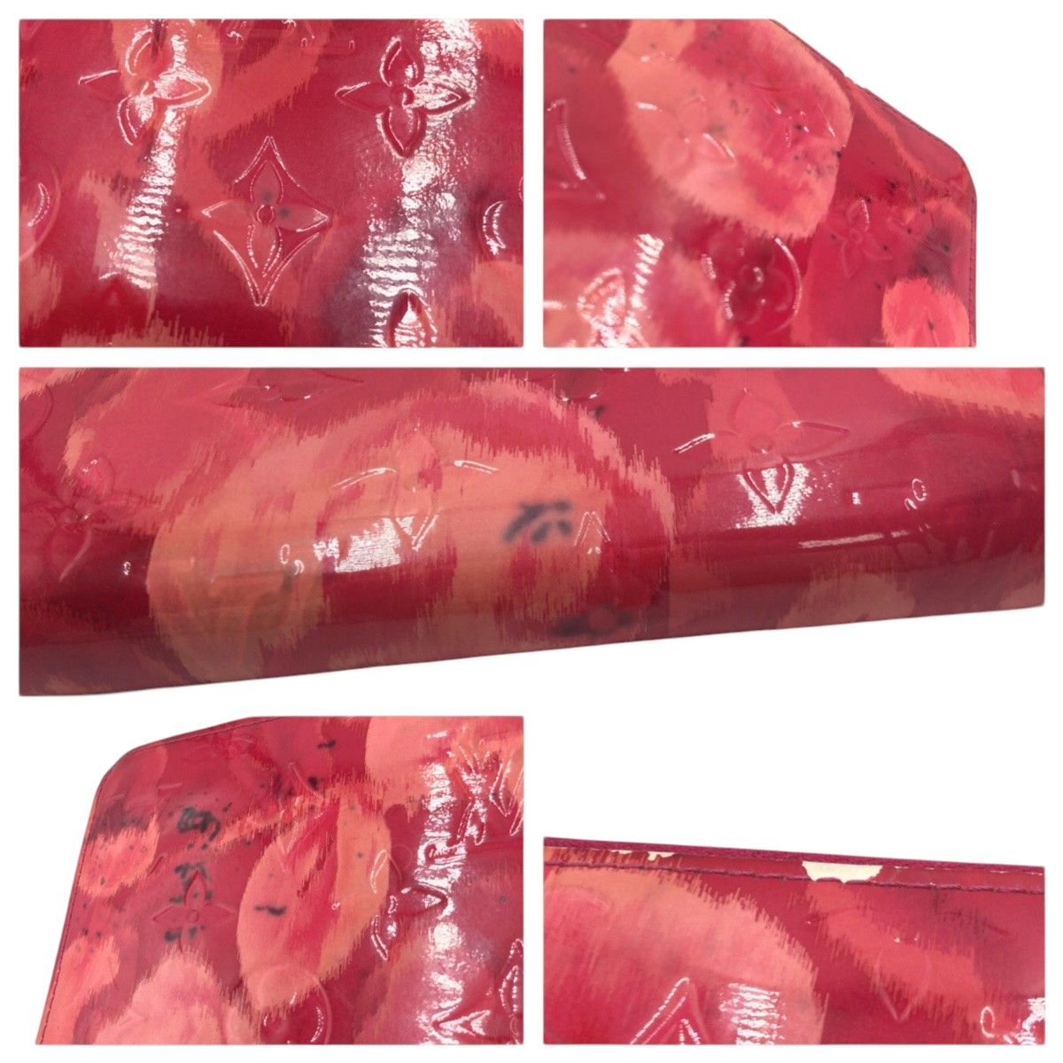 LOUIS VUITTON ルイヴィトン モノグラム ヴェルニ イカット フラワー