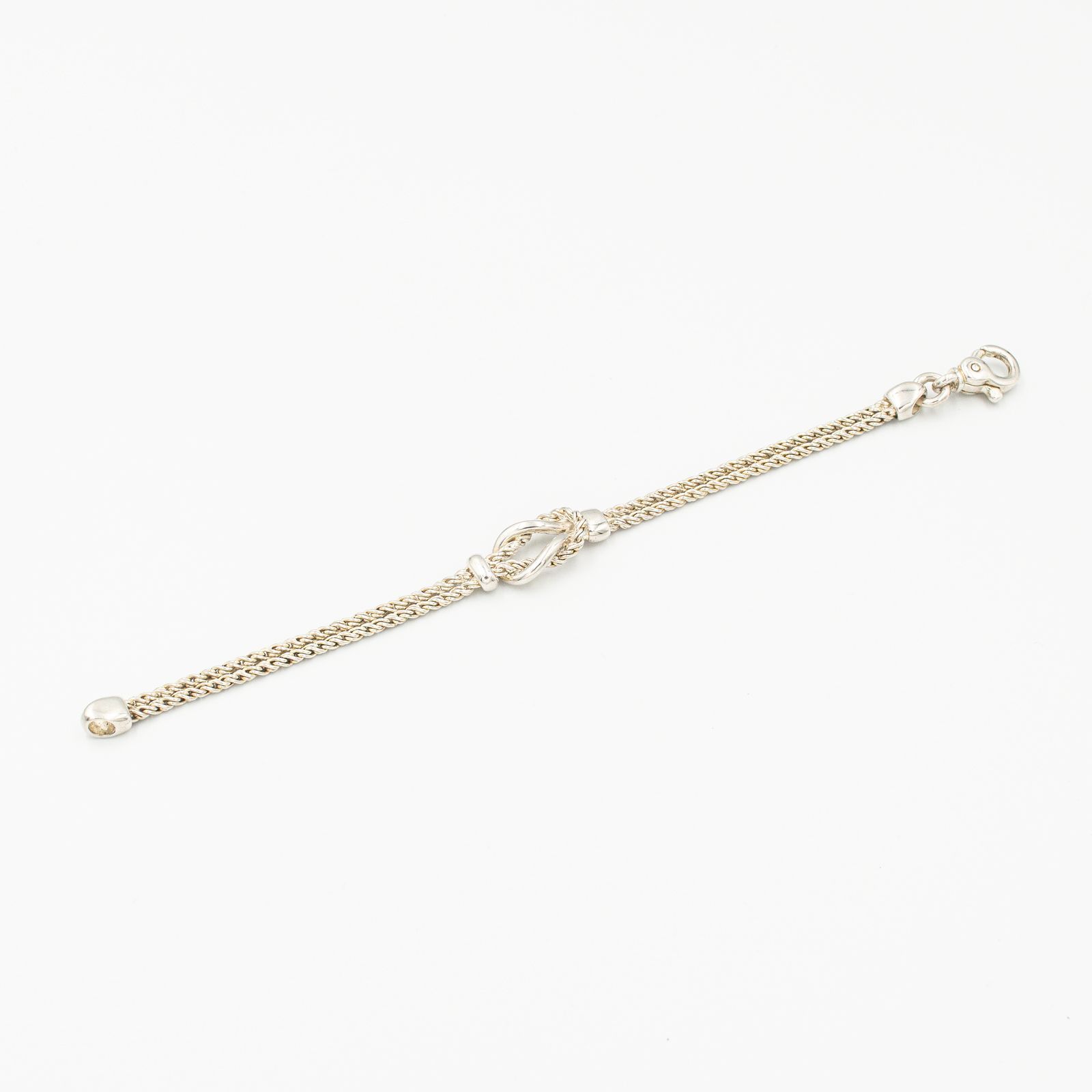 ヴィンテージ ティファニー センターノット ダブルロープ ブレスレット 90's ヴィンテージ ティファニー センターノット ダブルロープ ブレスレット