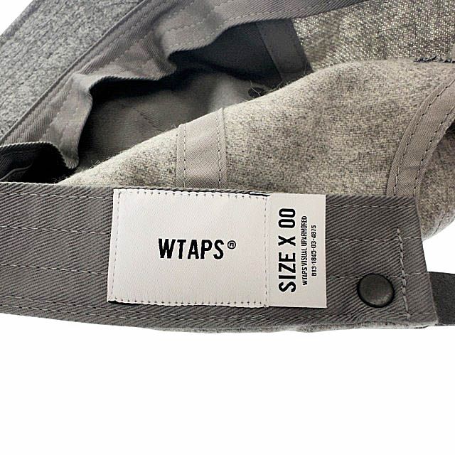 ダブルタップス WTAPS 25AW T-6M 05 CAP WONY FLANNEL ロゴ刺繍 フラノ