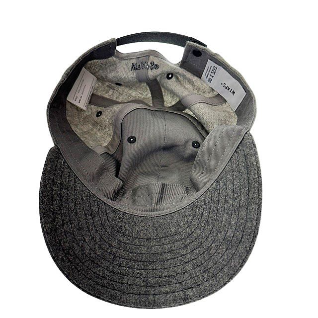 ダブルタップス WTAPS 25AW T-6M 05 CAP WONY FLANNEL ロゴ刺繍 フラノ