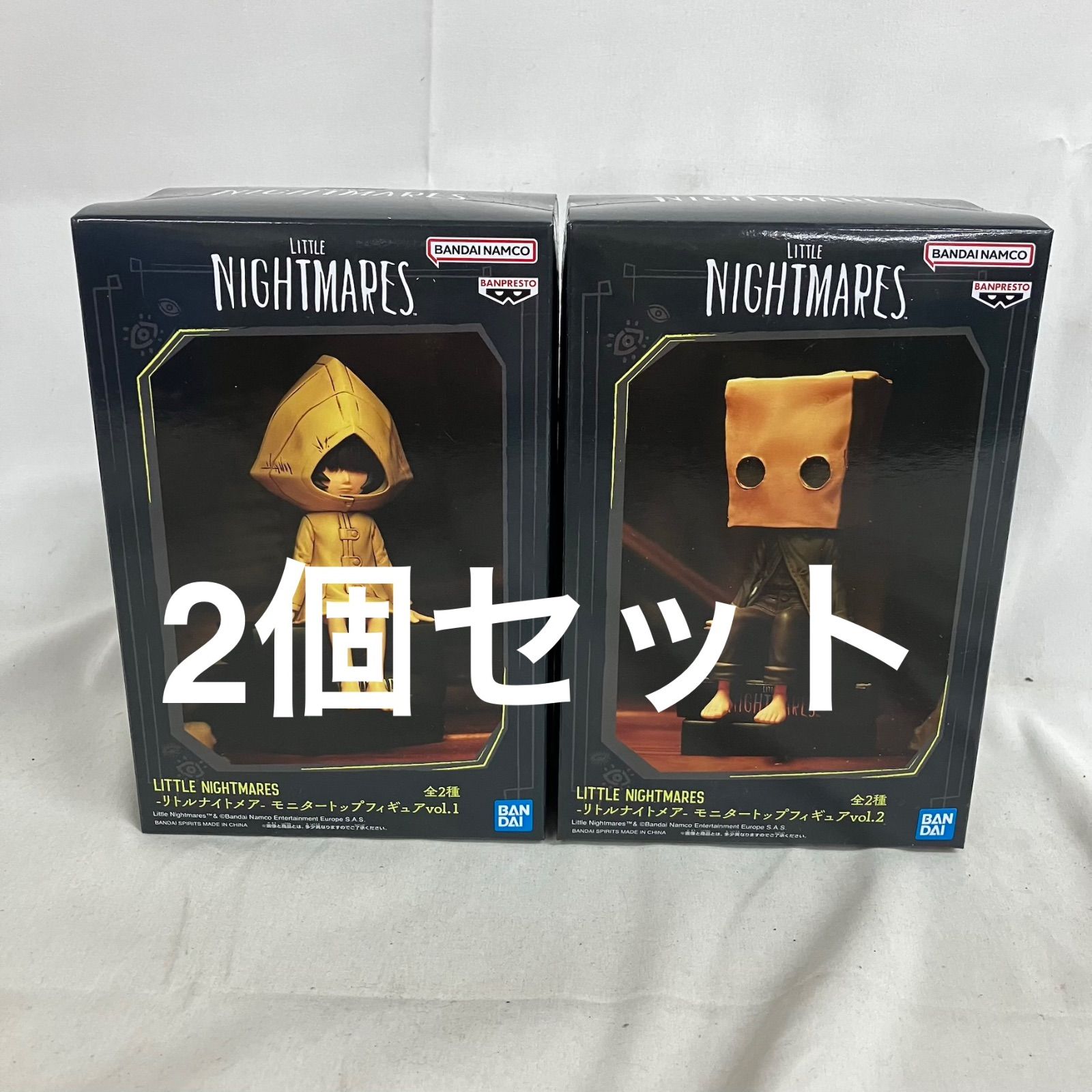 未開封 LITTLE NIGHTMARES モニタートップフィギュア SIX MONO 2個