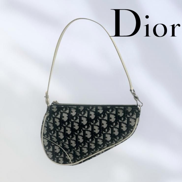 Christian Dior クリスチャンディオール サドルポーチ トロッター