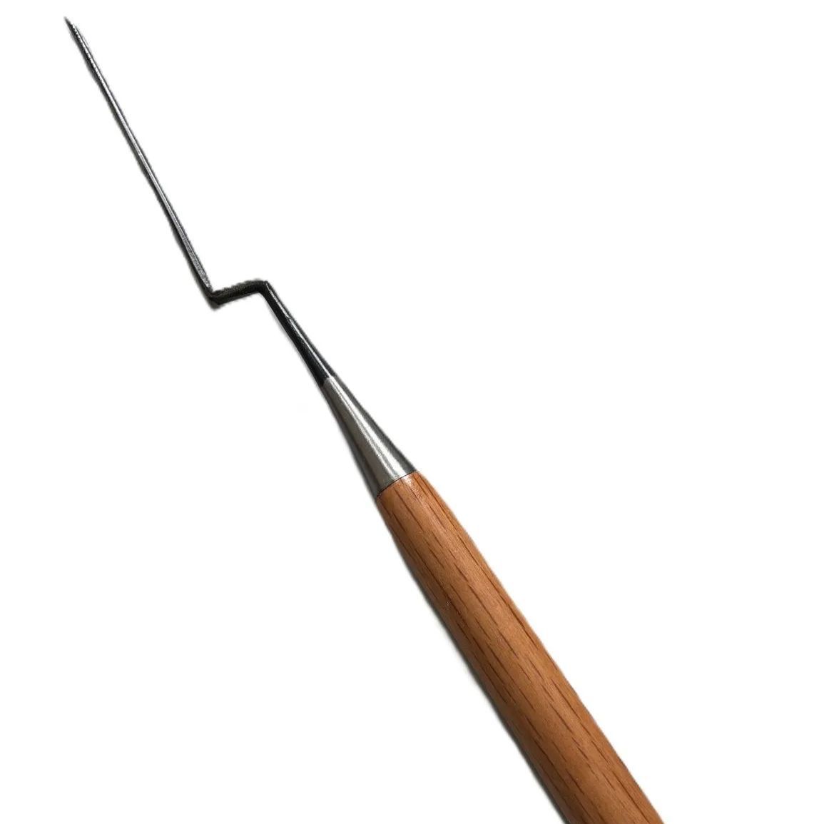 倉庫長期保管品 小山金属 木型コテ丸突のみ 6 mm 特注短柄