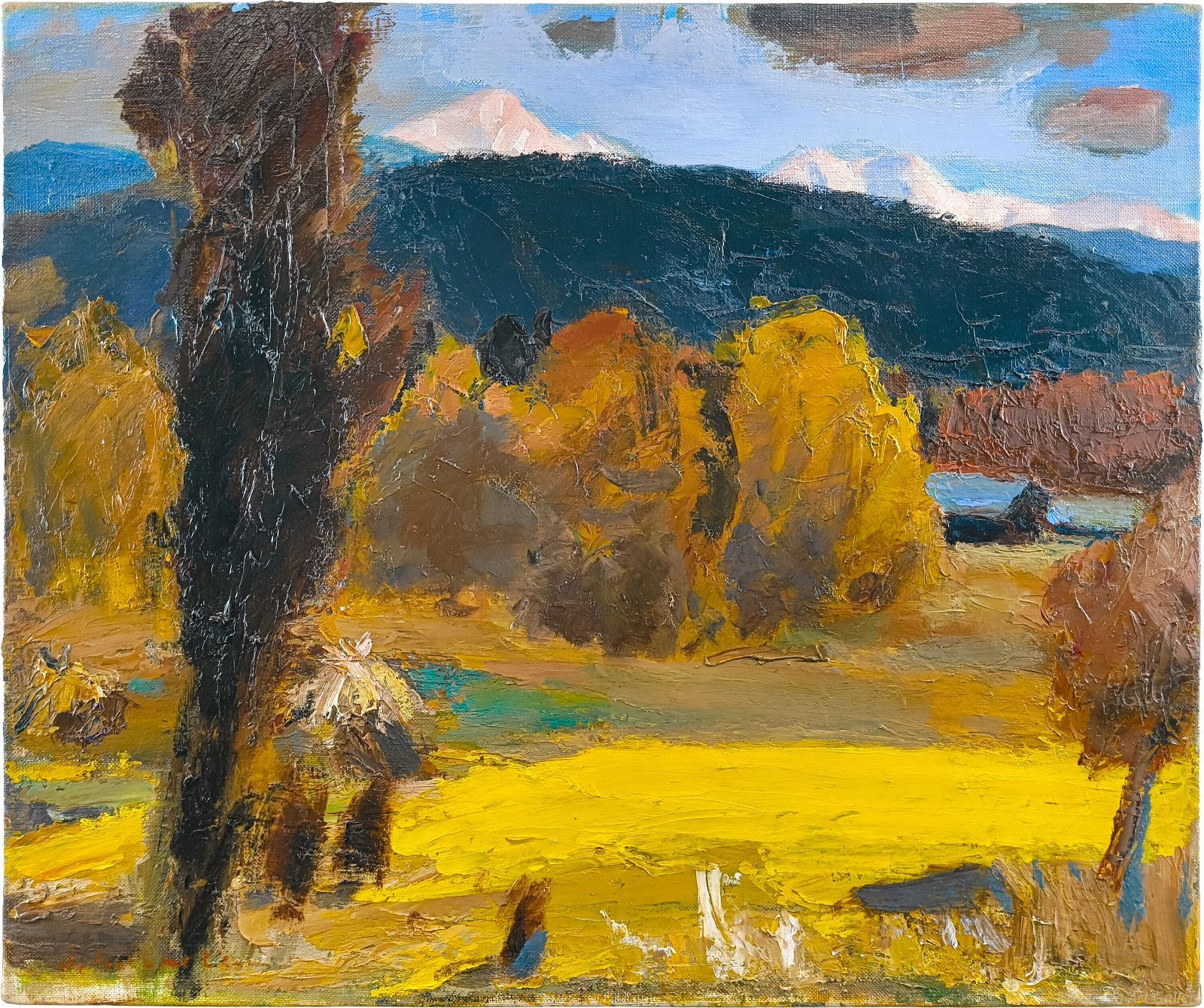 栗原信 「風景」 油絵・油彩画 絵画 - メルカリ