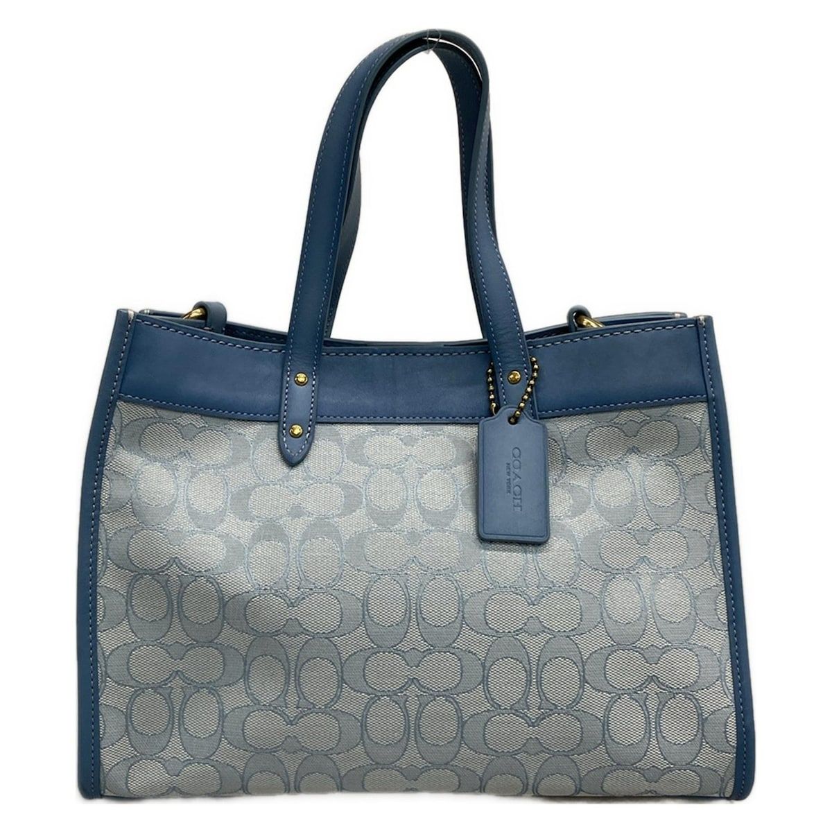 COACH(コーチ) トートバッグ フィールド トート 30 シグネチャー ジャ 