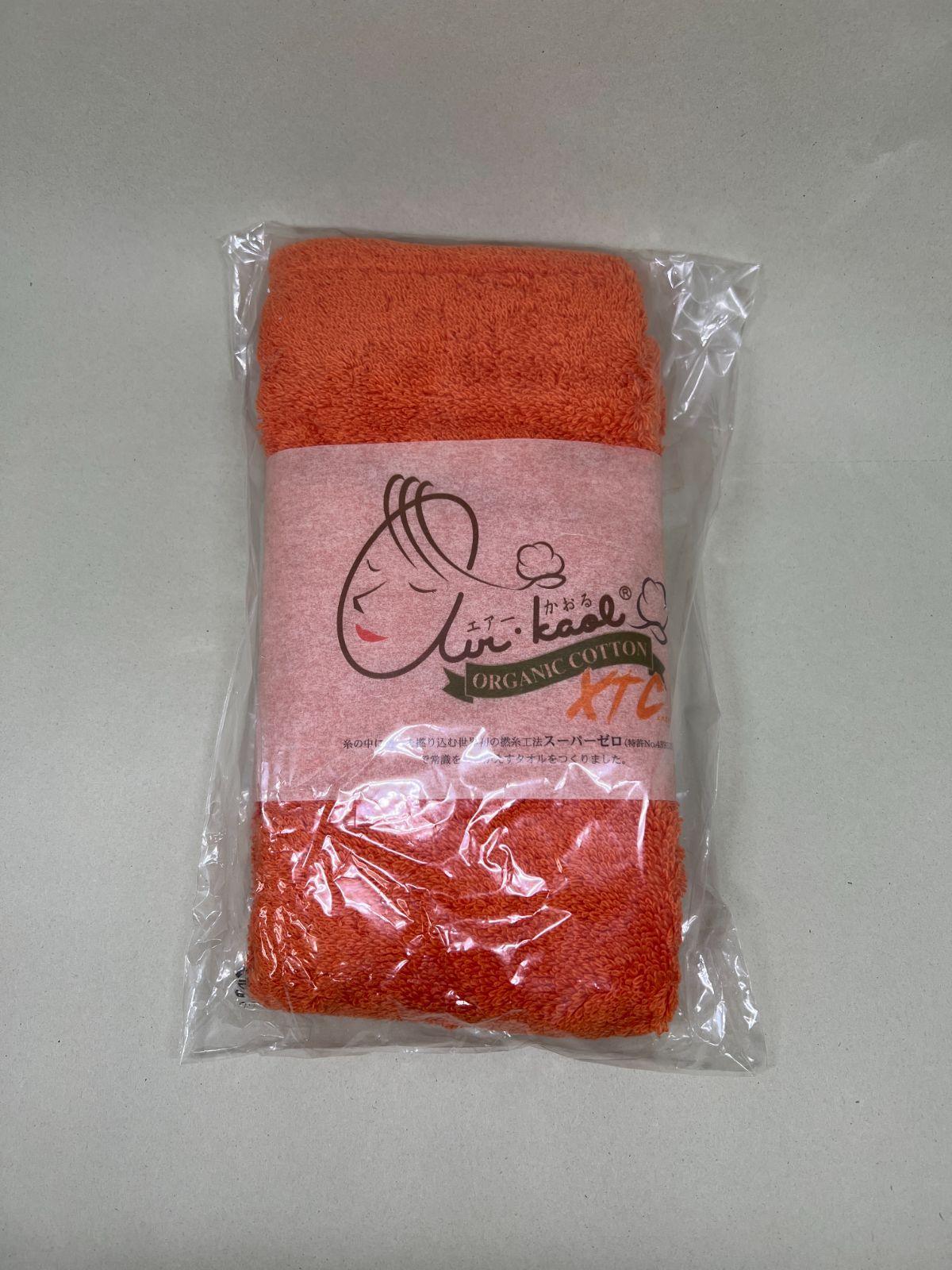 エアーかおる XTC エクスタシー 32✕40 ウォッシュタオル キャロット