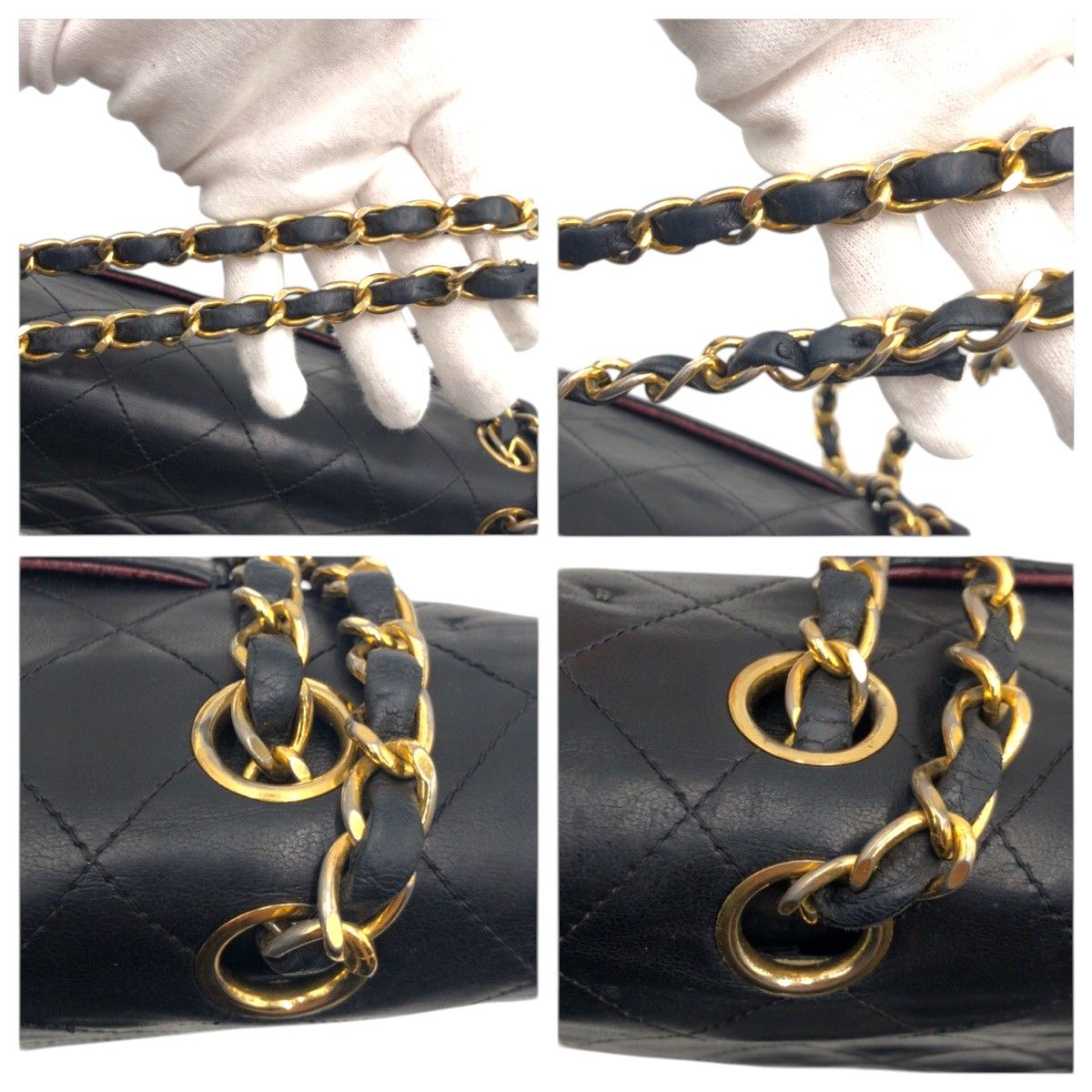 CHANEL シャネル マトラッセ25 ココマーク ターンロック ブラック 黒