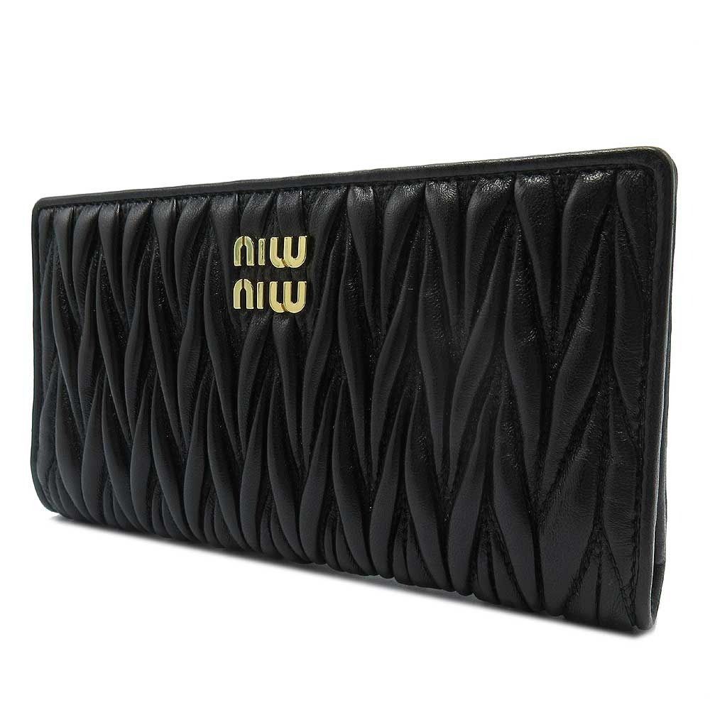新品】ミュウミュウ 財布 長財布 MIU MIU PORTAF.G.VERTICALE