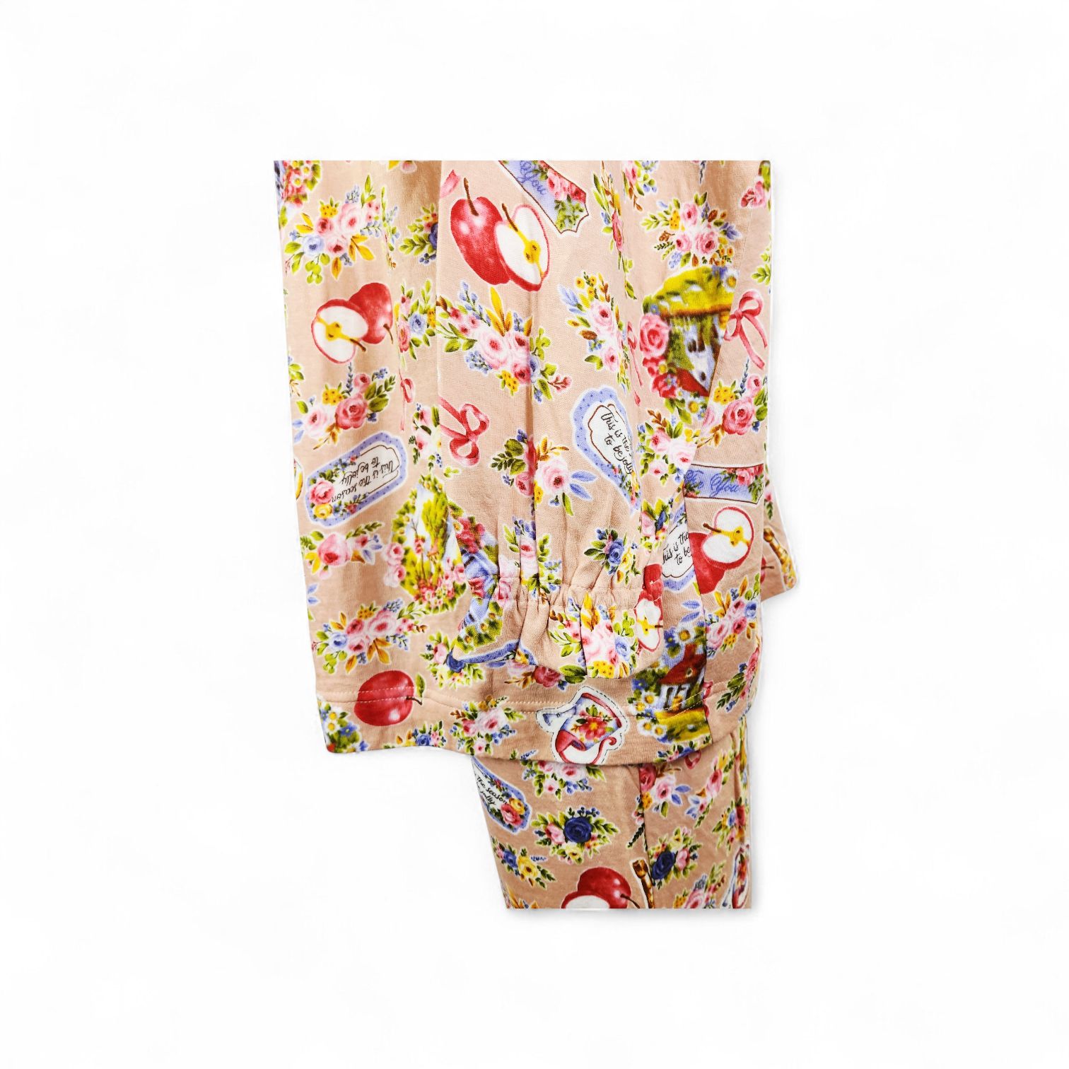 鴨居羊子パジャマ 新品未使用‼️TUNIC 長袖 全開きのパジャマ ヨーク