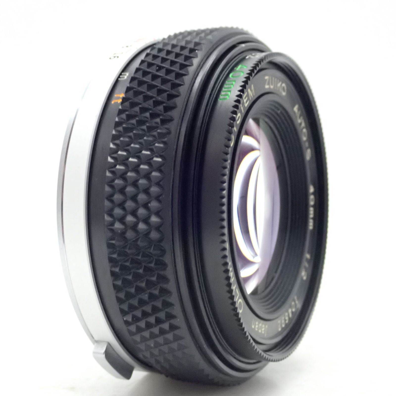 美品 OLYMPUS OM-SYSTEM ZUIKO AUTO-S 40mm f2 標準 単焦点 パンケーキ