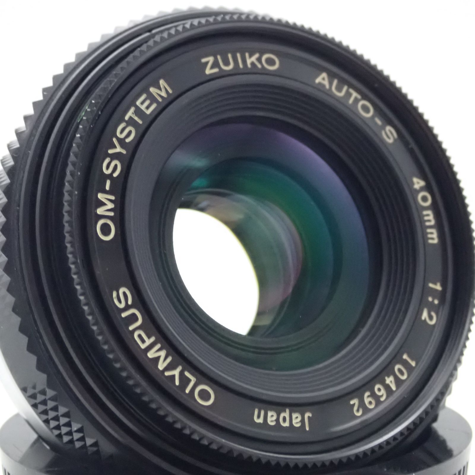 美品 OLYMPUS OM-SYSTEM ZUIKO AUTO-S 40mm f2 標準 単焦点 パンケーキ