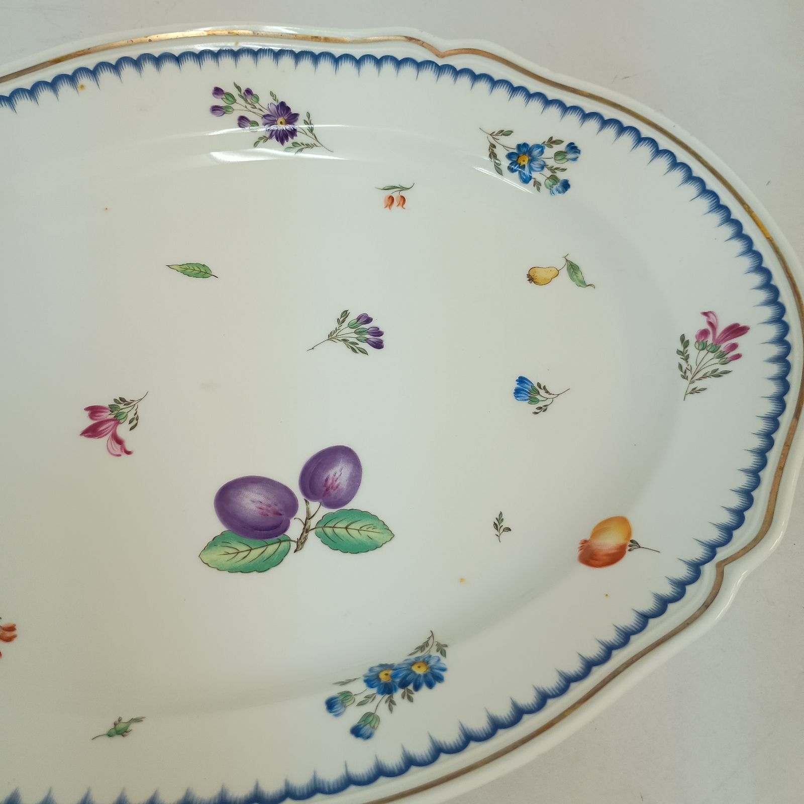 Richard Ginori イタリアンフルーツ オーバルプレート 大皿 幅34cm 縦