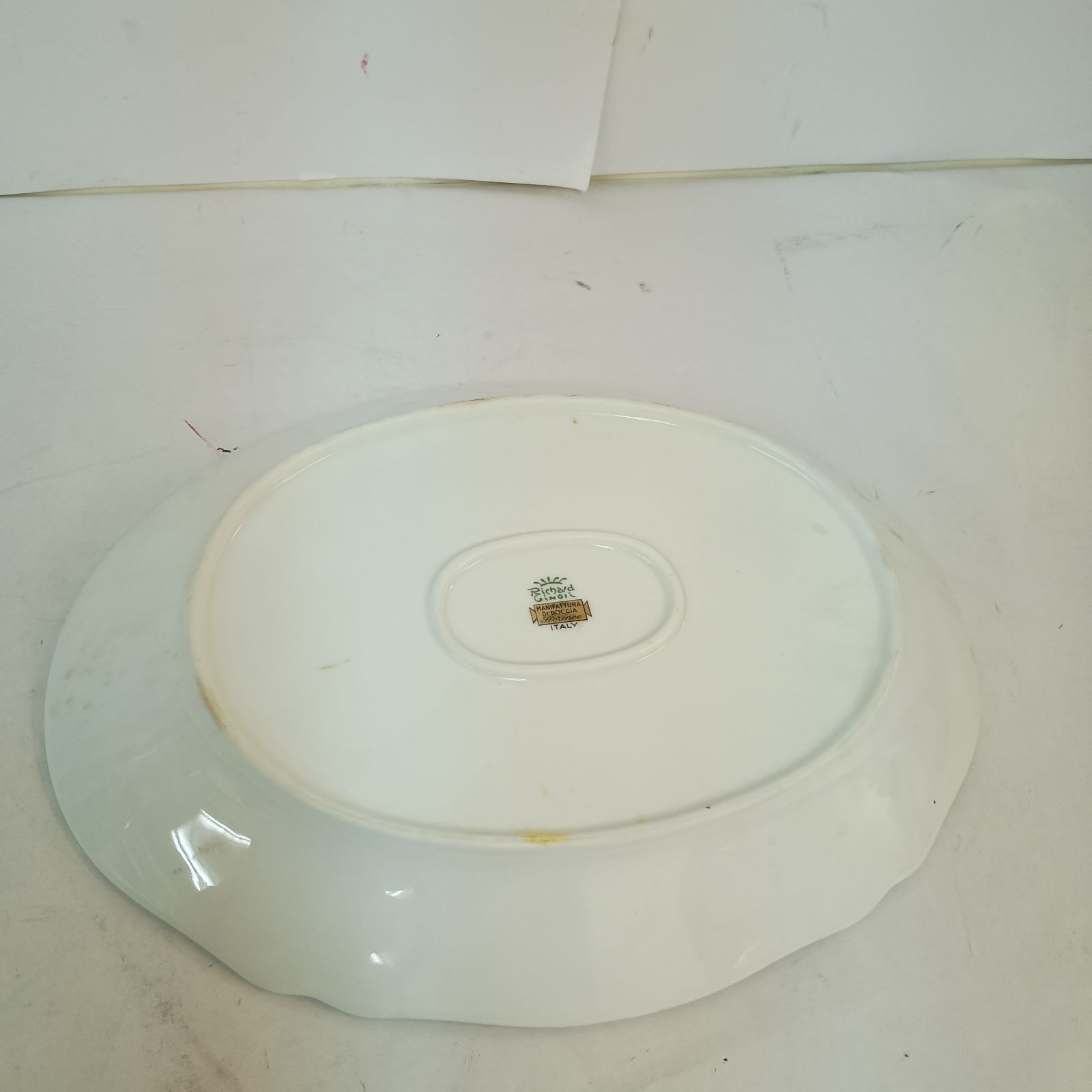 Richard Ginori イタリアンフルーツ オーバルプレート 大皿 幅34cm 縦