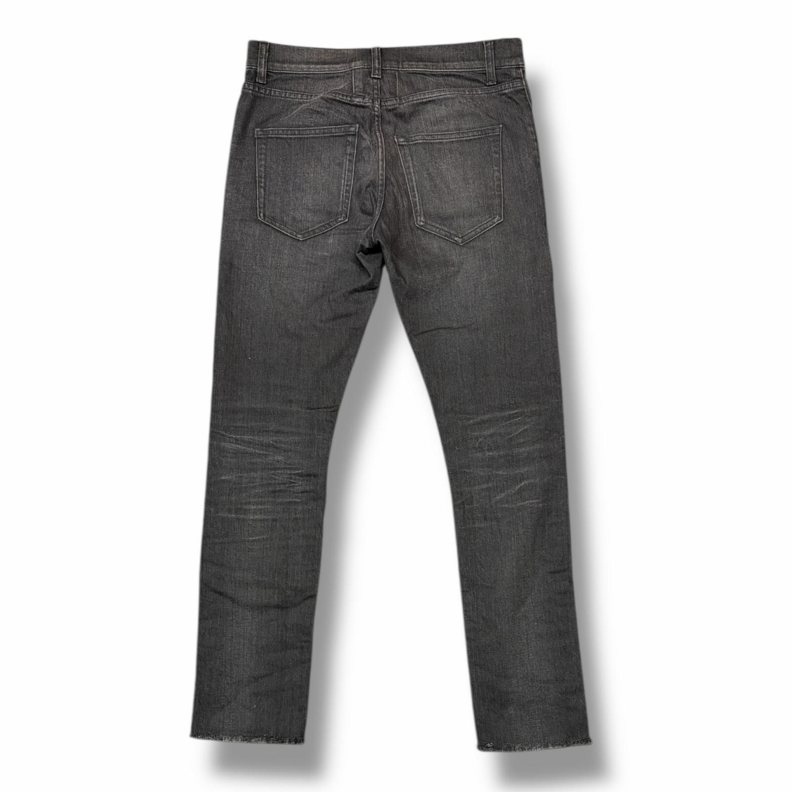 メンズ SAINT LAURENT サンローラン ニークラッシュ 27 ダメージデニム