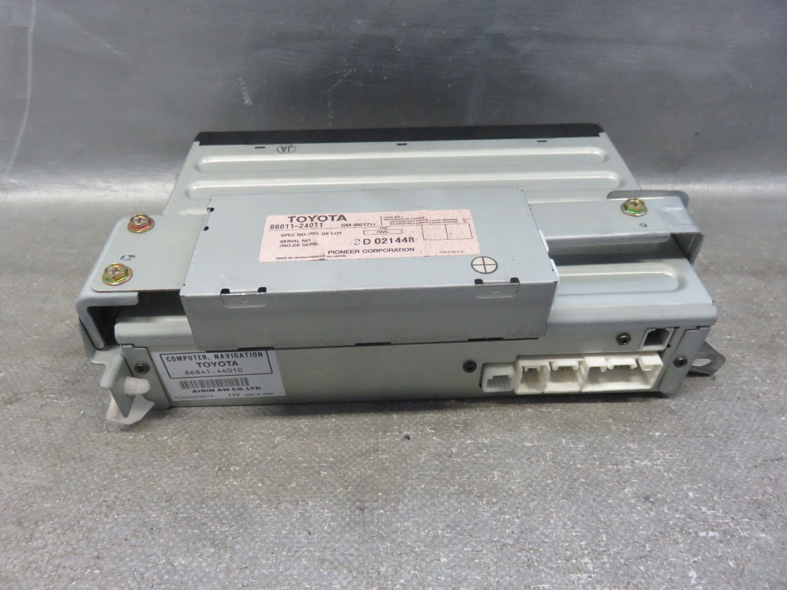 ☆STD8841/動作OK レクサス SC430 /UZZ40 前期 DVD ナビユニット/純正