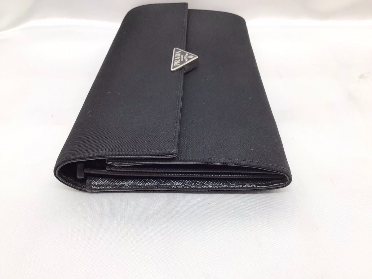 ☆na様☆PRADA ブラック ナイロン 長財布 PRADA プラダ ナイロン 長財布 ブラック M-1828 - メルカリ