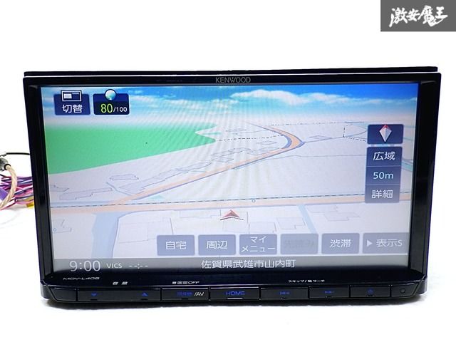 ☆動作OK☆ KENWOOD ケンウッド MDV-L405 メモリーナビ SDナビ CD DVD