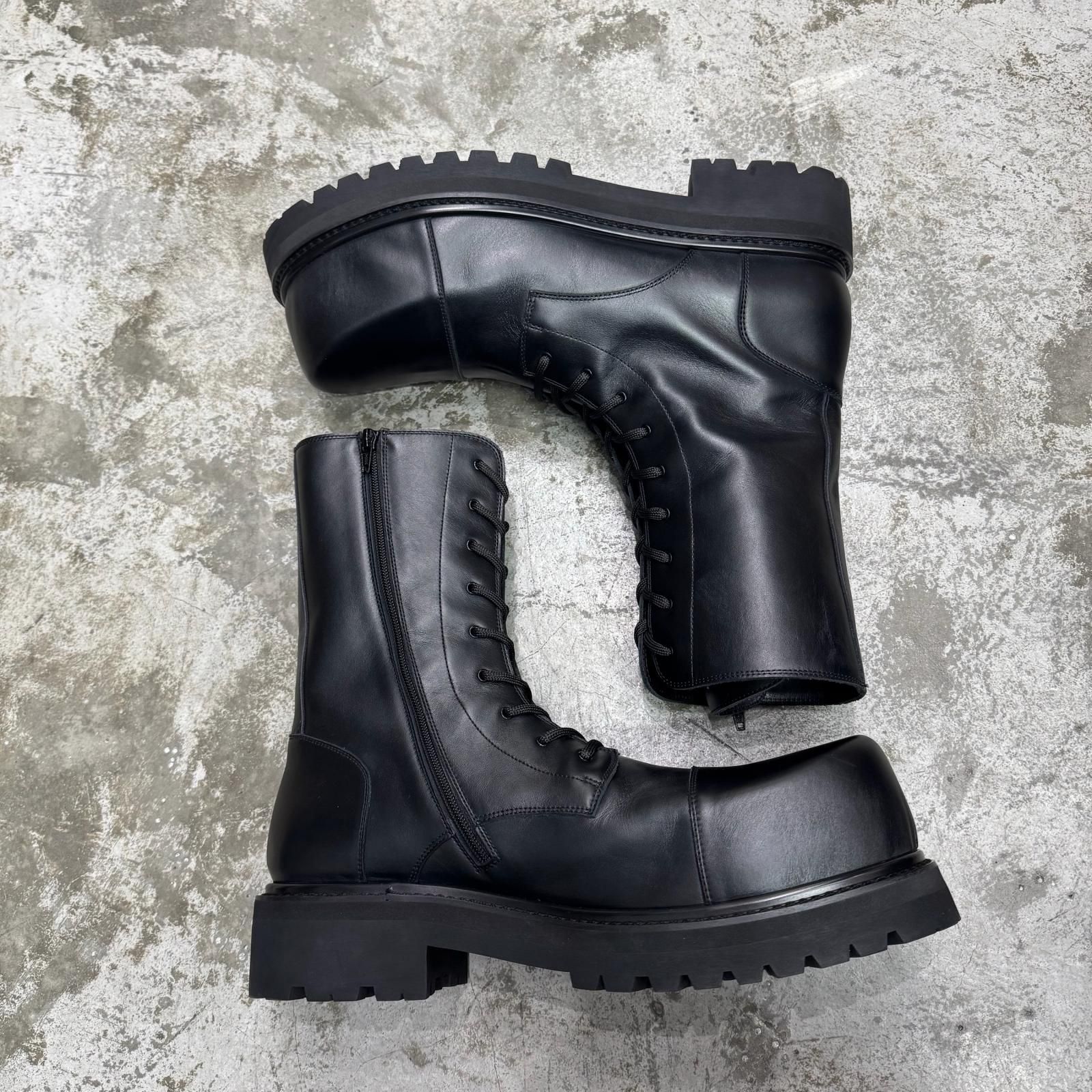 VETEMENTS 25AW Stomp Combat Boot ストンプレザーコンバットブーツ