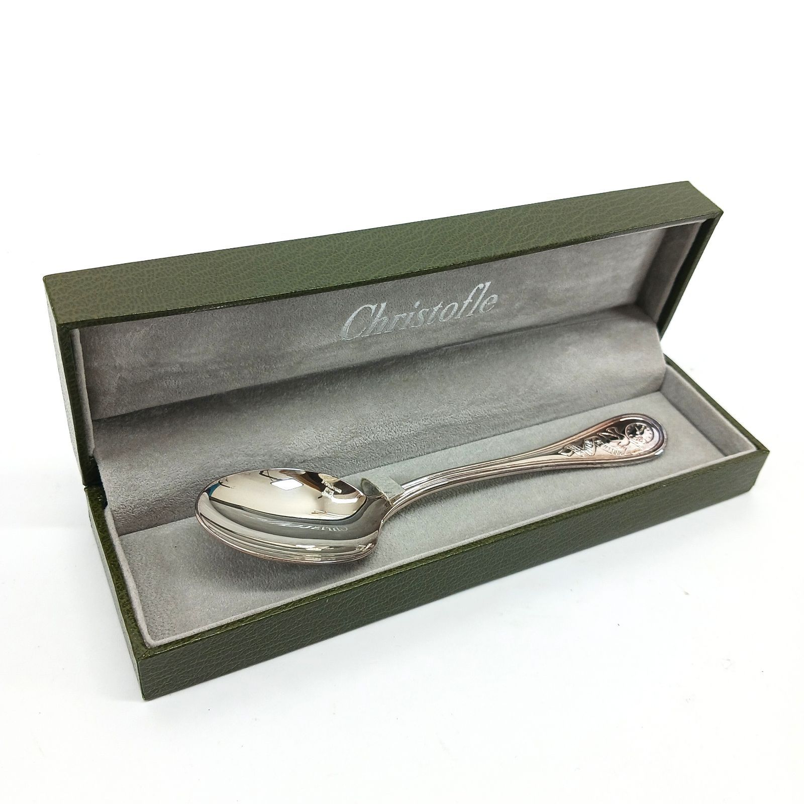 Christofle シルバーコーティング スプーン 2本 箱付き 最終値下げ