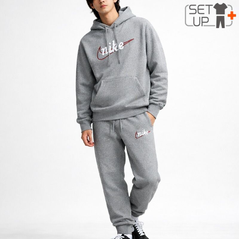 NIKE JA ジャ クラブ フリース プルオーバー パンツ セットアップ ナイキ スウェット メンズ 上下 NIKE クラブ メンズ フリース プル