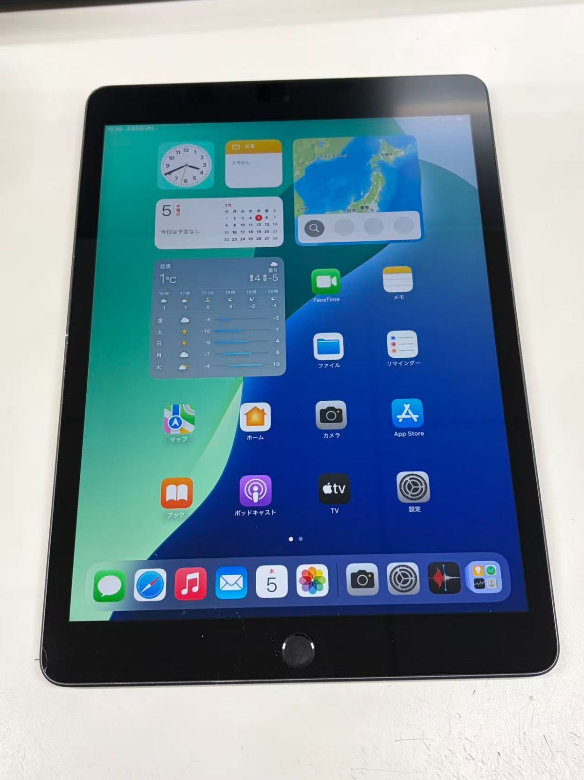 電池80% iPad(第9世代) 64GB スペースグレ Wi-Fiモデル - メルカリ