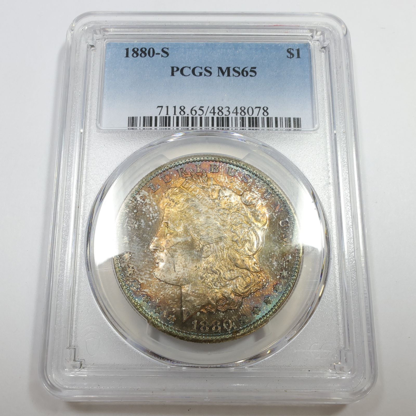 1880 S PCGS MS65 - Td シルバー モルガン ダラー 1 ドル コイン
