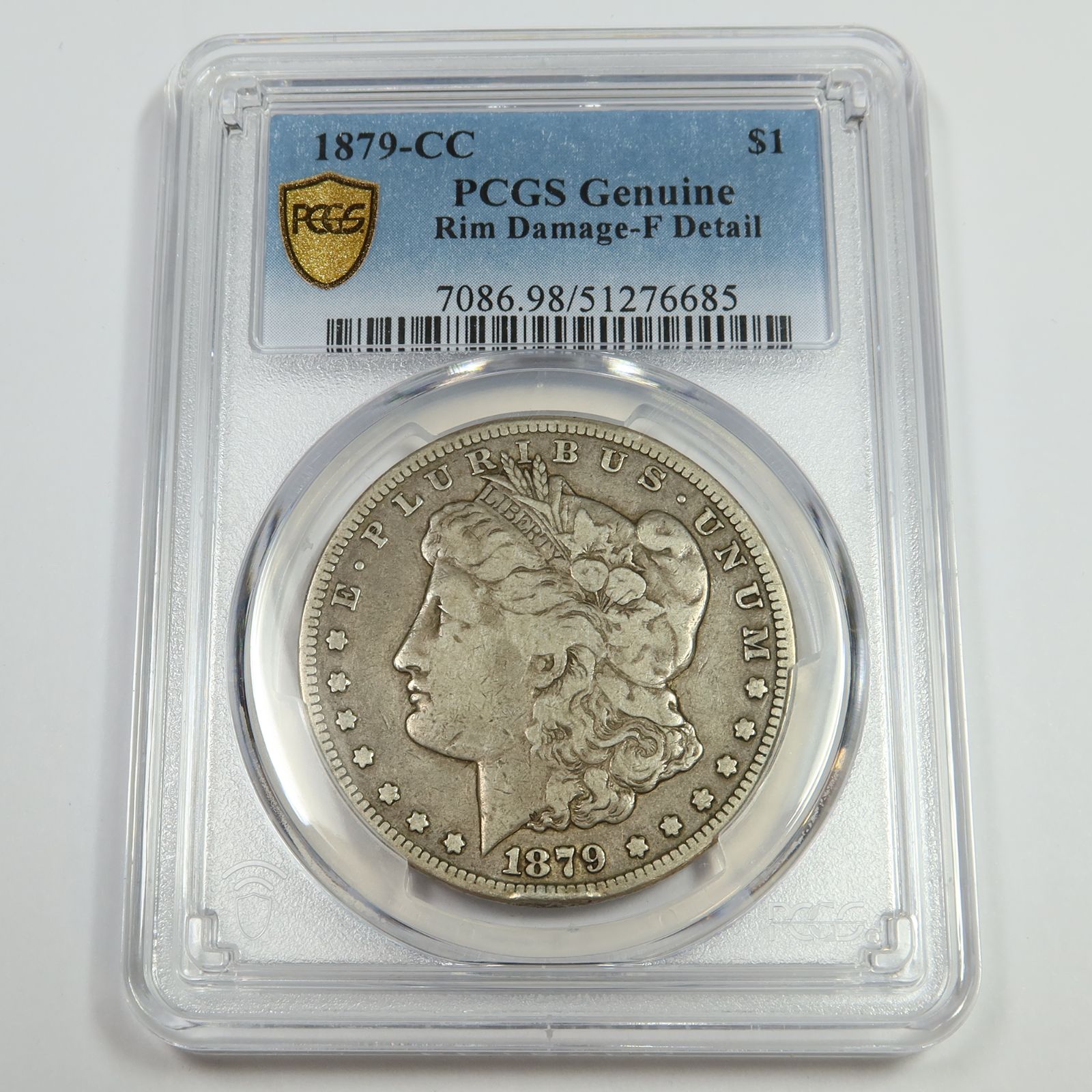 1879年 CC カーソンシティ PCGS F 詳細 - シルバー モルガン ダラー 1