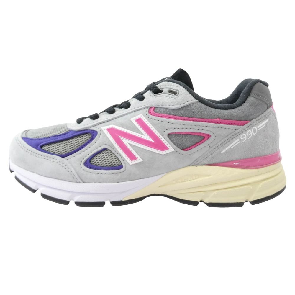 NEW BALANCE ニューバランス M990KT4 × KITH キス × UNITED ARROWS u0026 SONS ユナイテッドアローズ＆サンズ 990V4 スモークパール スニーカー グレー系 マルチカラー系 25.5cm【極上美品】