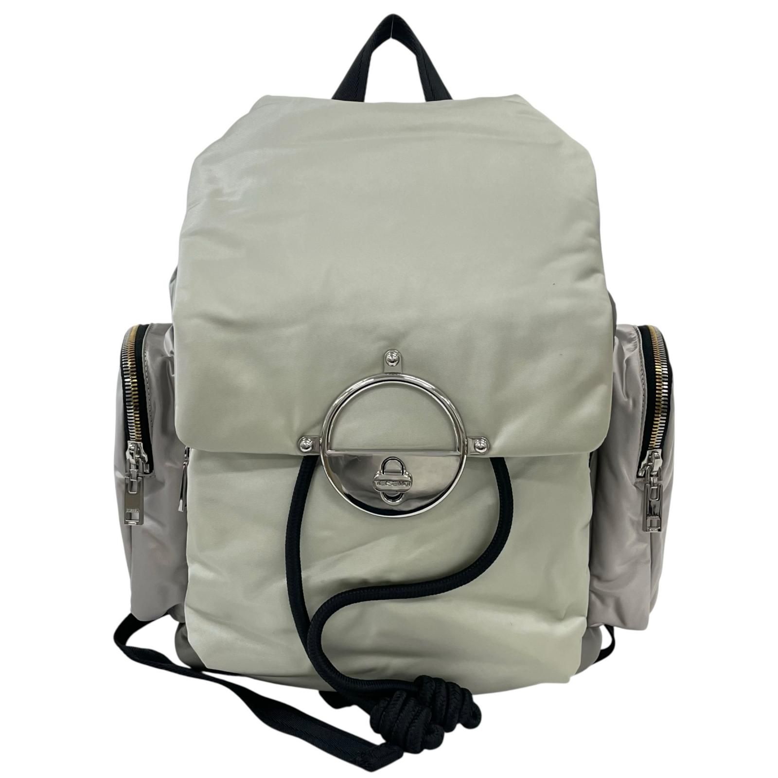 美品 DIESEL ディーゼル リュック・デイパック ナイロン グレー 