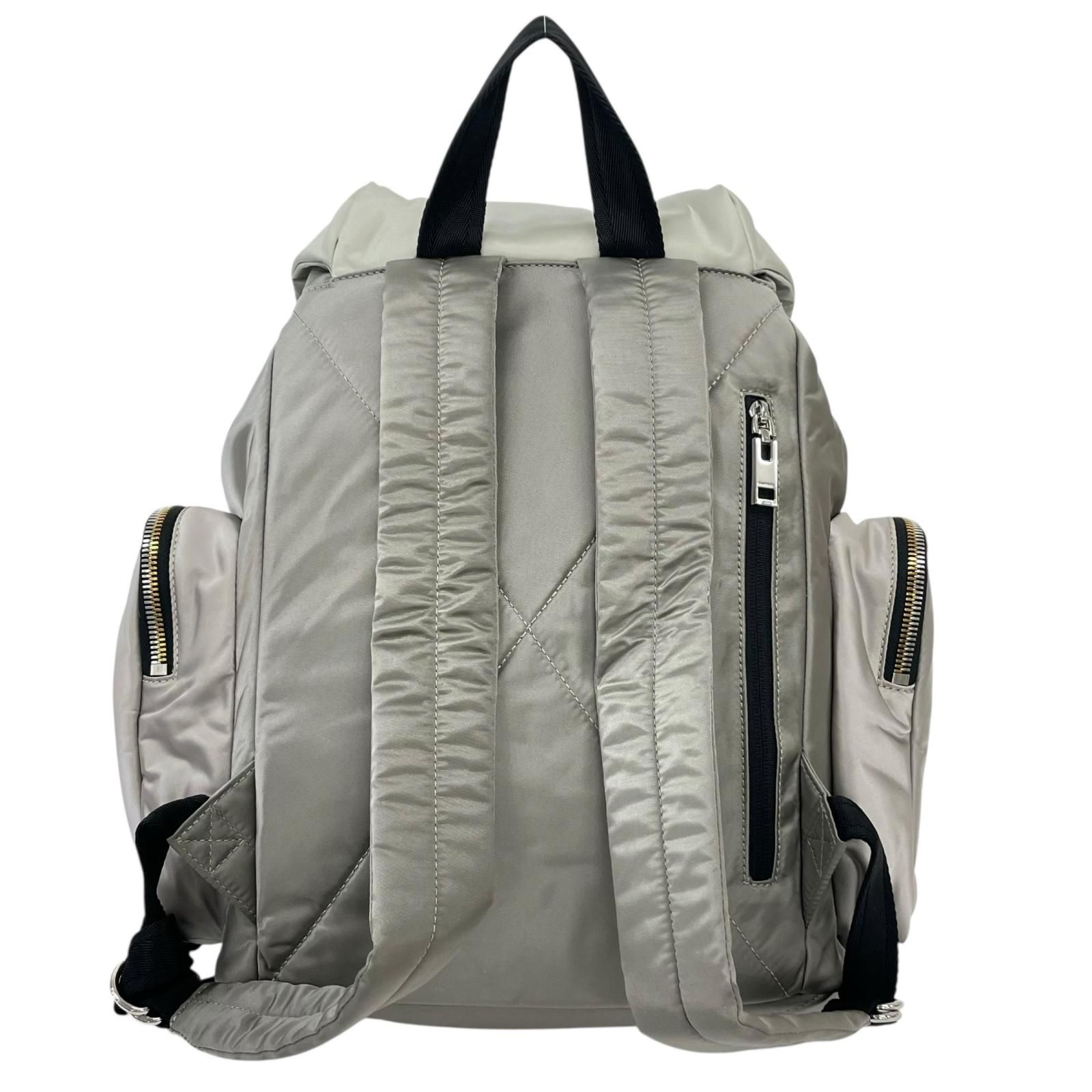 美品 DIESEL ディーゼル リュック・デイパック ナイロン グレー 