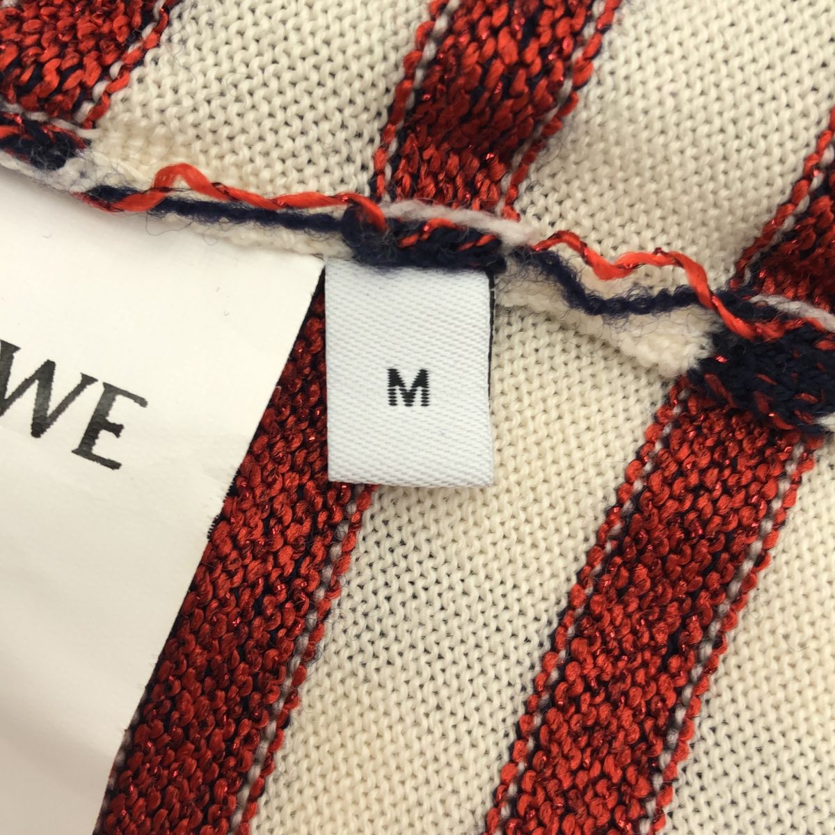LOEWE ロエベ LOEWE ボーダーセーター アナグラム H526Y14KCI メンズ M 