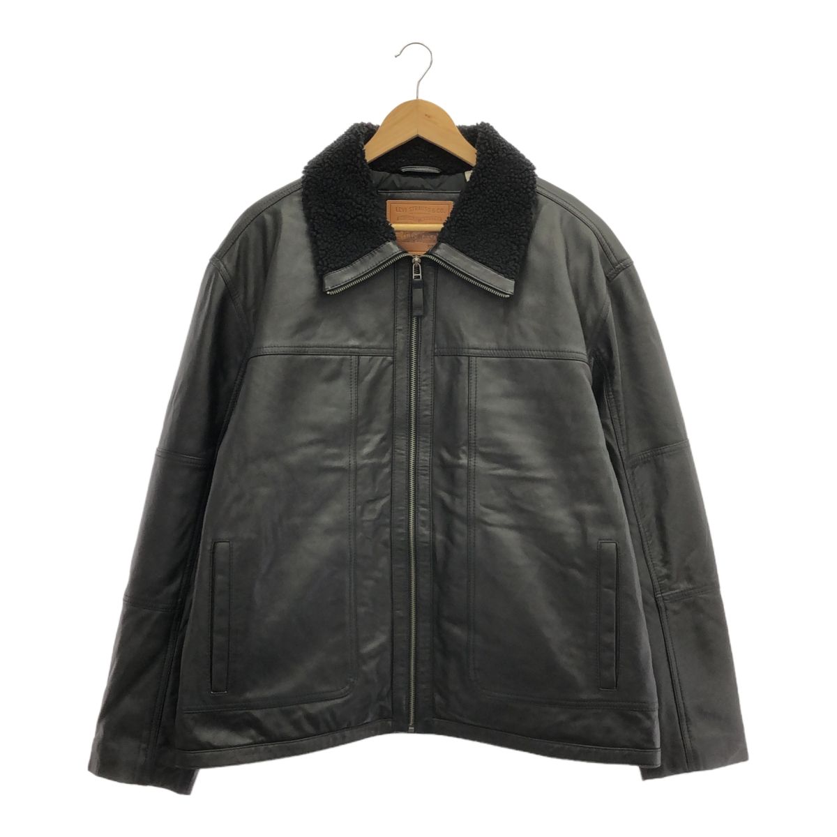 Levi's リーバイス サイズL ジップアップレザー中綿ジャケット CRUZ
