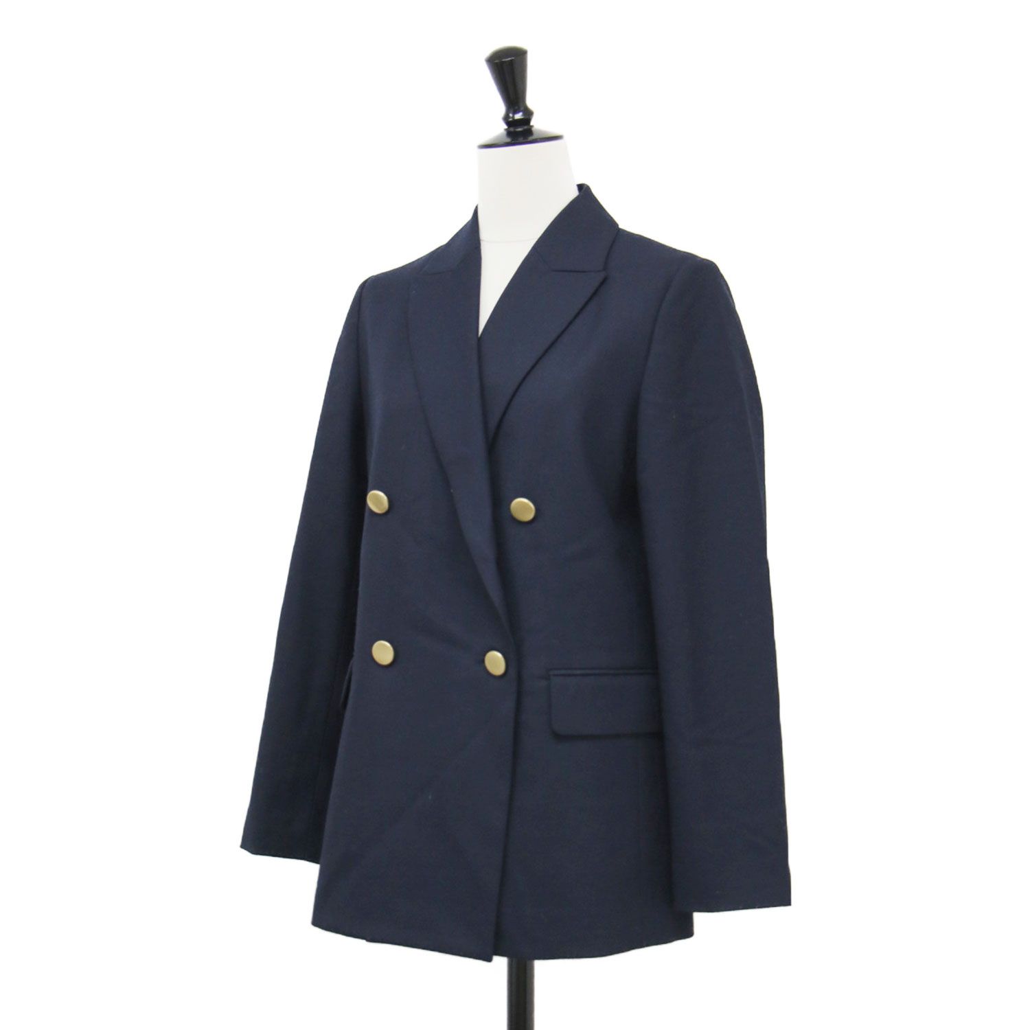 NOBLE テーラードジャケット 34サイズ 美品】NOBLE ノーブル ジャケット ネイビー 紺 サイズ:34(XS) | 23秋冬